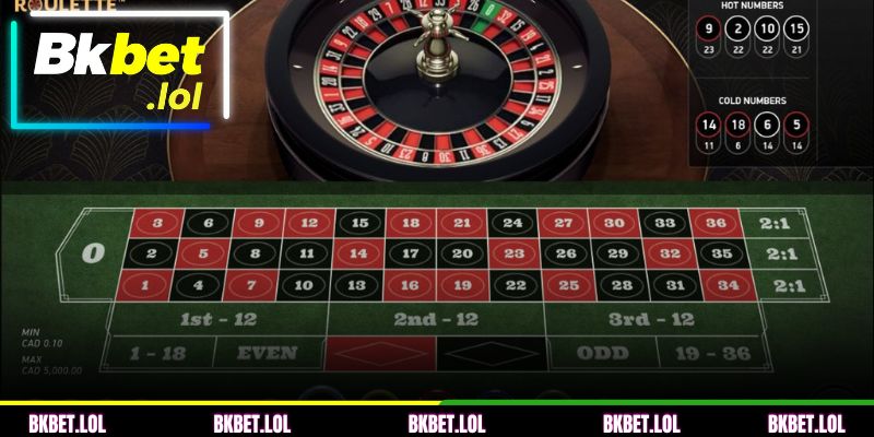 Visão geral sobre a Roleta online no BKBET